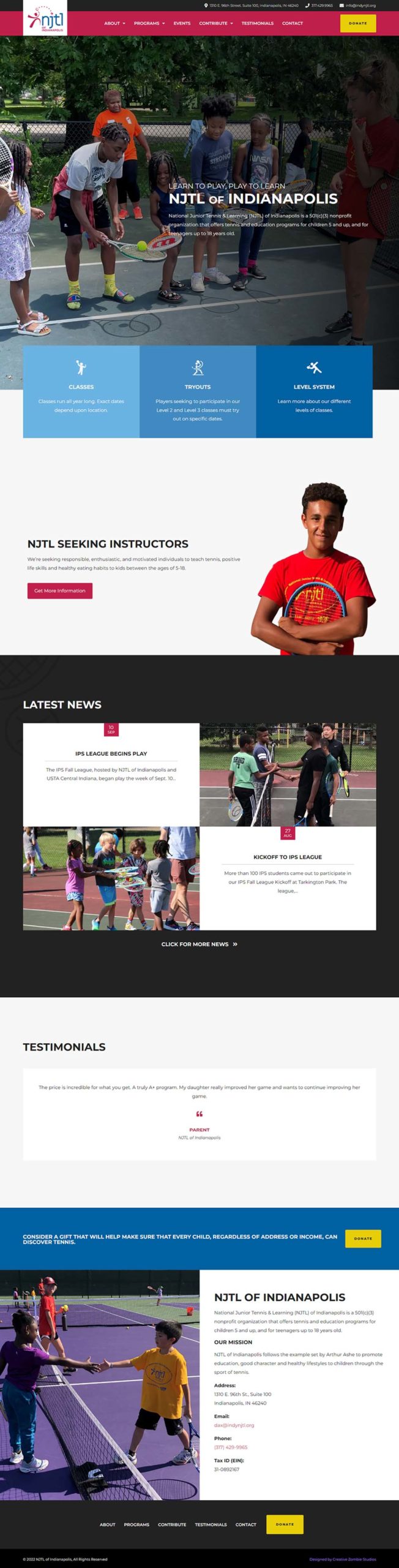 Indy National Junior Tennis League