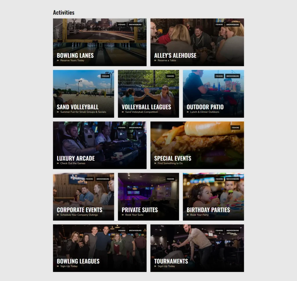 New Pinheads' Website Activities