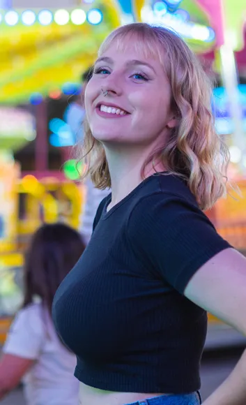 Having fun at an Entertainment Center